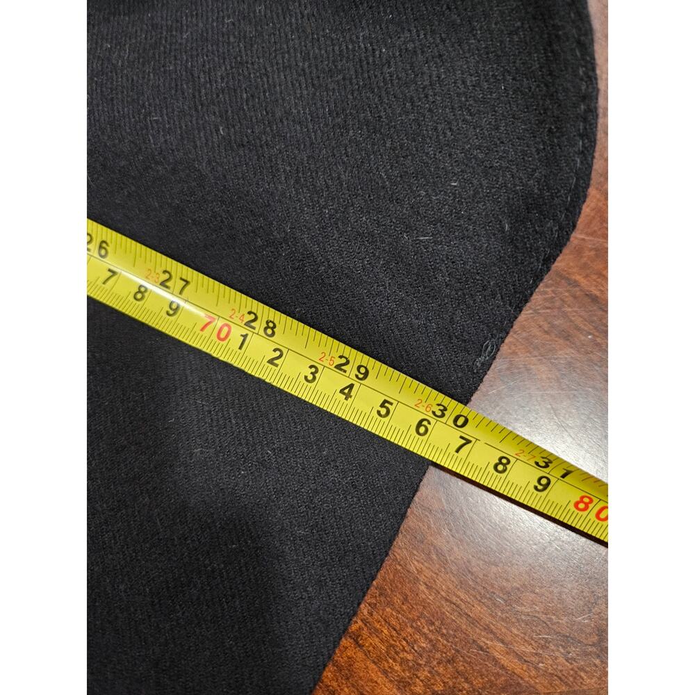 Vintage Giorgio Sant’Angelo Black Wool Blazer Gold Crest Buttons Women’s 22 - Picture 8 of 8